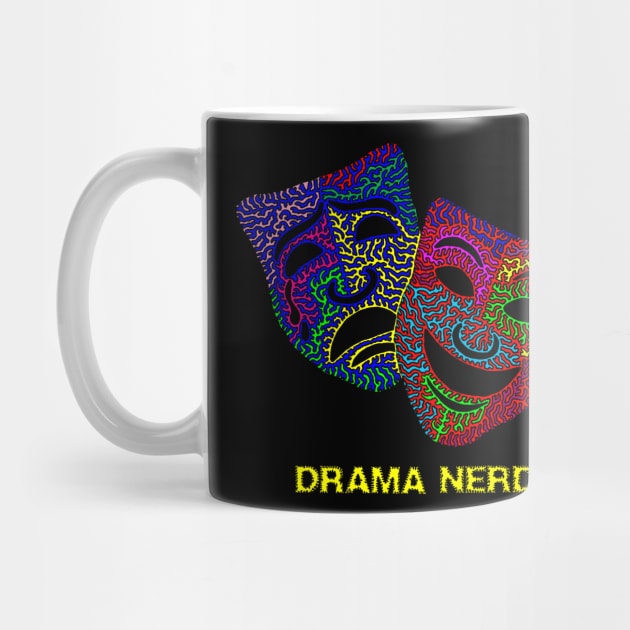 Drama Nerd - Comedy & Tragedy Masks by NightserFineArts